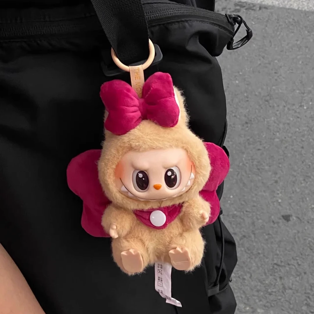 三代搪胶盲盒拉布布公仔衣服挂件惊喜特摇可乐因子翅膀蝴蝶结发圈