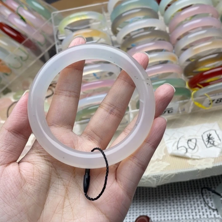 玛瑙/玉髓未镶嵌手镯6162圈口