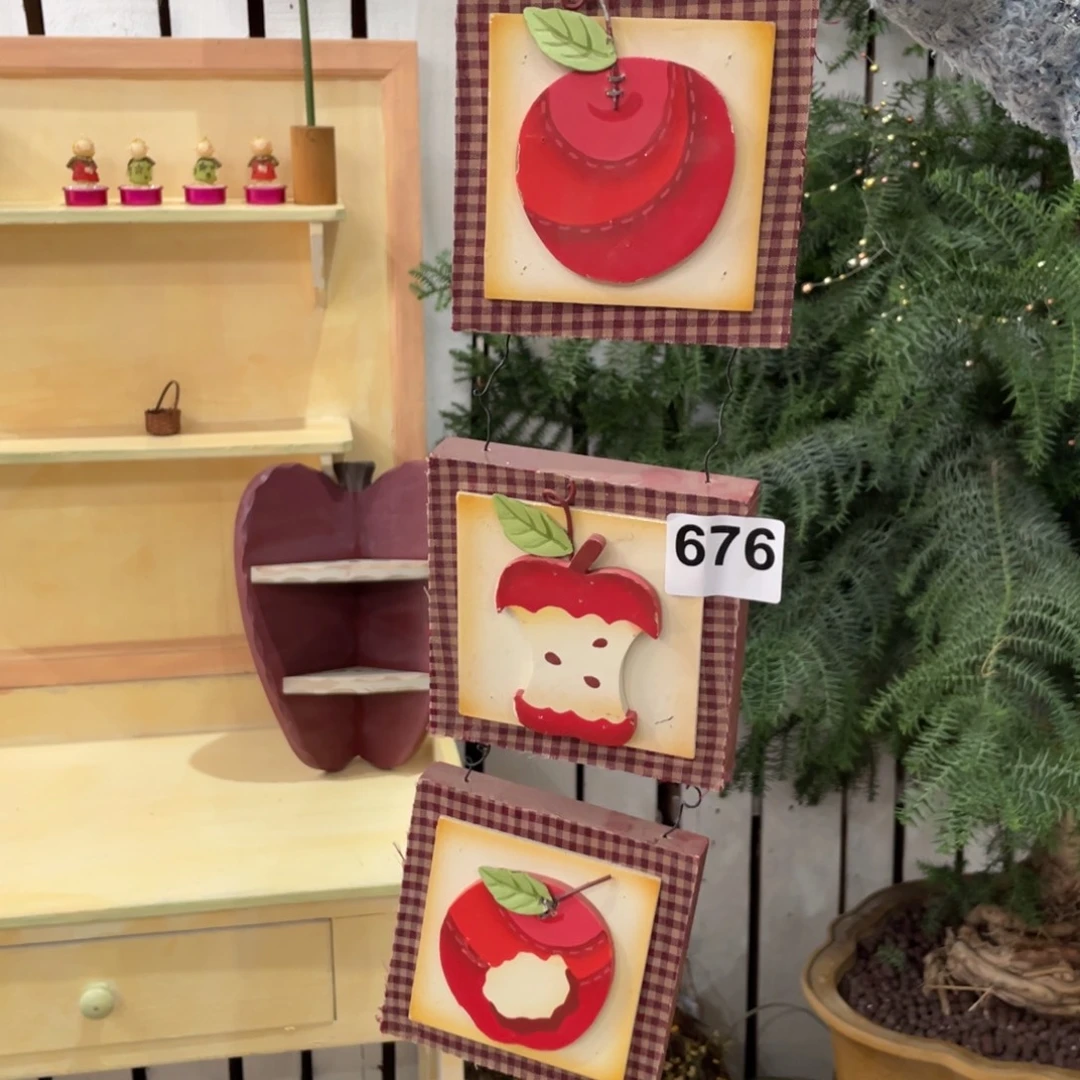 木质圣诞月福老货玩具中古风默认微损