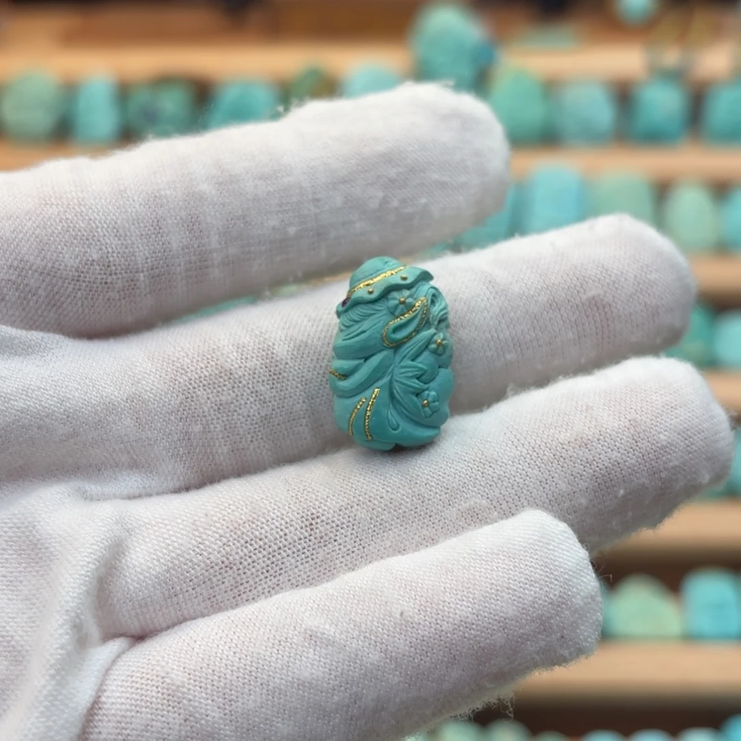 绿松石未镶嵌配饰