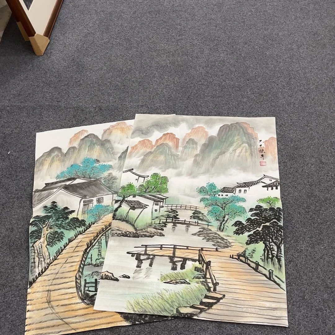 国画L精品国画作品单幅任发