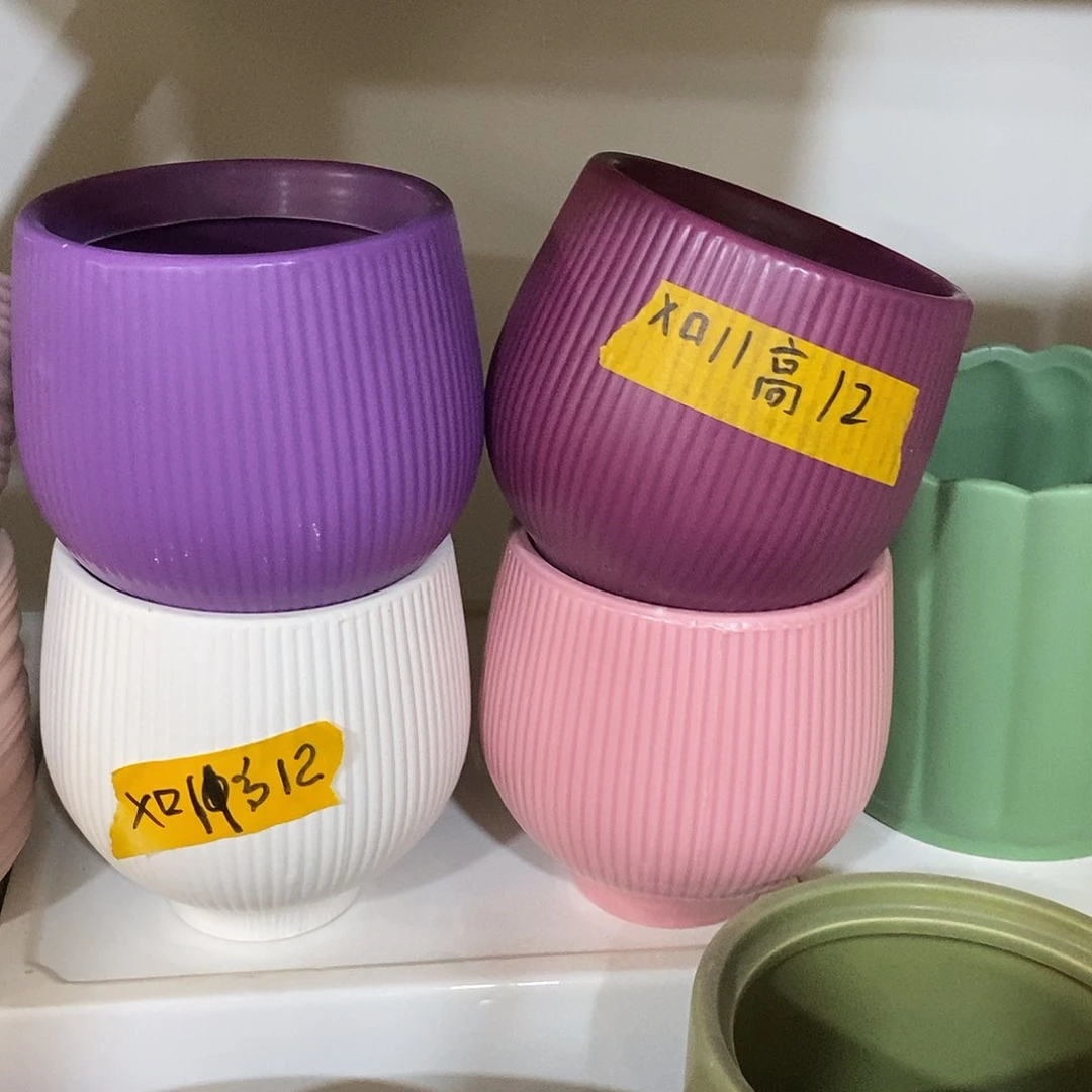 杯子陶盆有孔 瑕疵介意勿拍