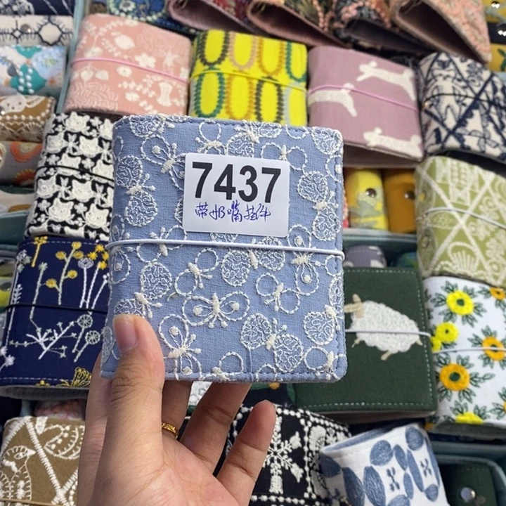 织绣长*长豆豆本带纸带奶嘴挂件7437