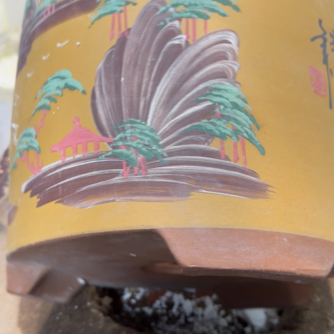 紫砂花盆口径20.17口径