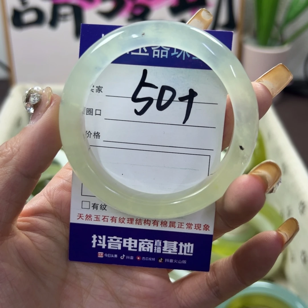 蛇纹石玉手镯未镶嵌173