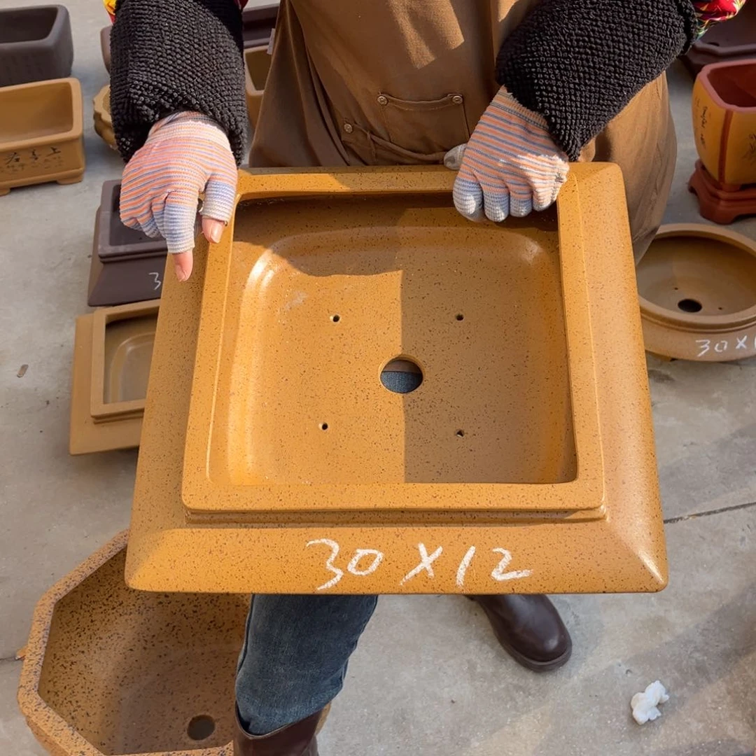 紫砂花盆盆景艺术