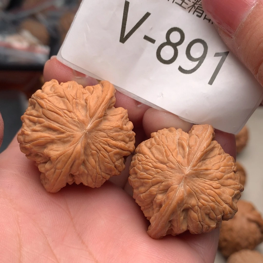 文玩核桃把件37磨盘………