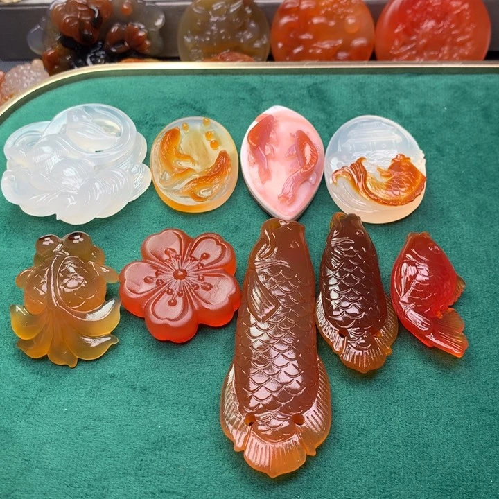 玛瑙/玉髓未镶嵌颈饰魅**晴
