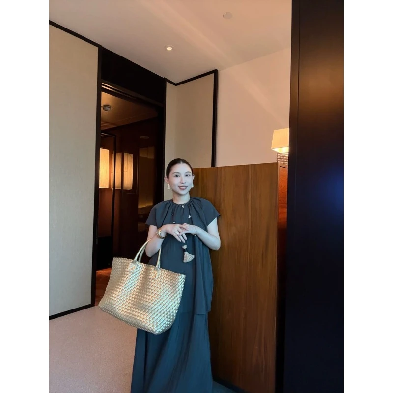 WATER OFICIAL极简人丝飞袖设计款上衣5252