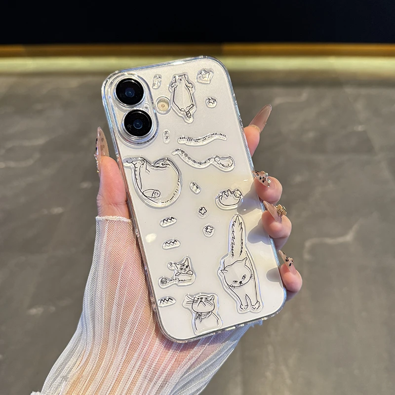 适用于苹果17手机壳全包16plus滴胶贴纸Air带镜头膜15/14promax硬