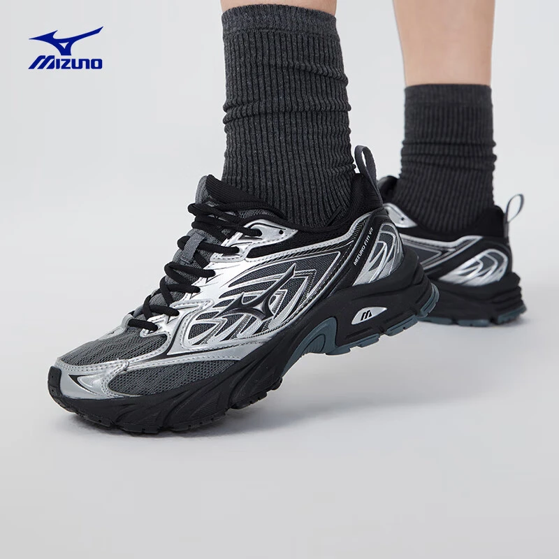 Mizuno/美津浓男女休闲透气轻便复古缓震跑鞋FIYI V2黑曜石/04