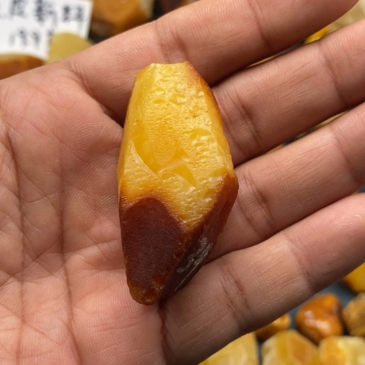 熊***猫定制琥珀未镶嵌天然蜜蜡原石