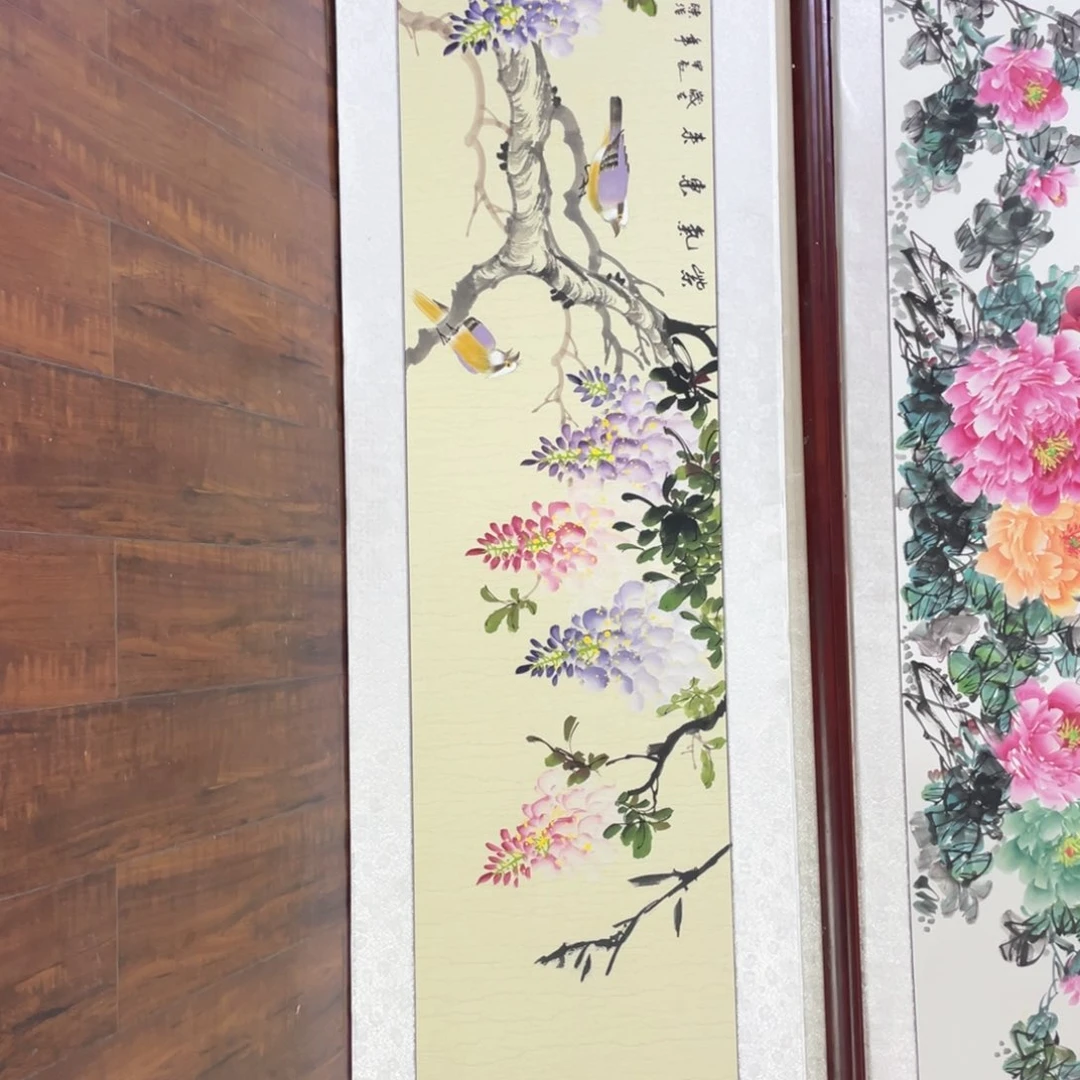 国画带框尺寸48*163厘米