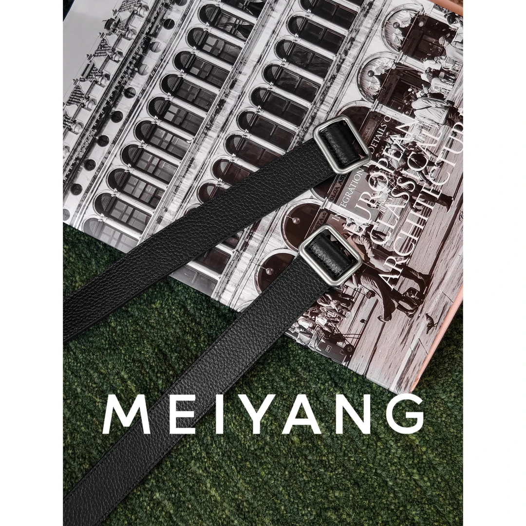 美洋MEIYANG【商场同款】 知性腰带复古至简无孔长短百搭皮带夏季