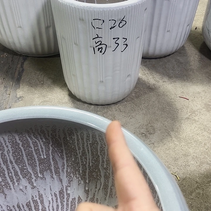 陶瓷大花盆小号一个