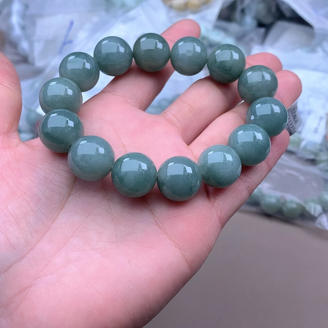 未镶嵌手串定制翡翠