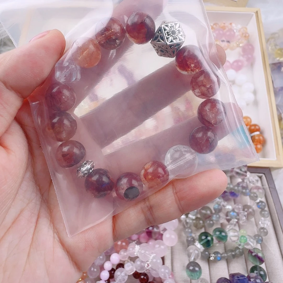 爬***～烟晶手链银S925镶嵌