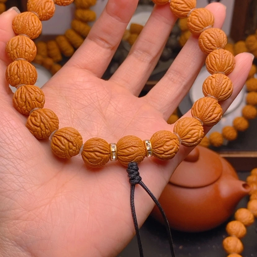 【闪购商品】桃核手串龙文桃核