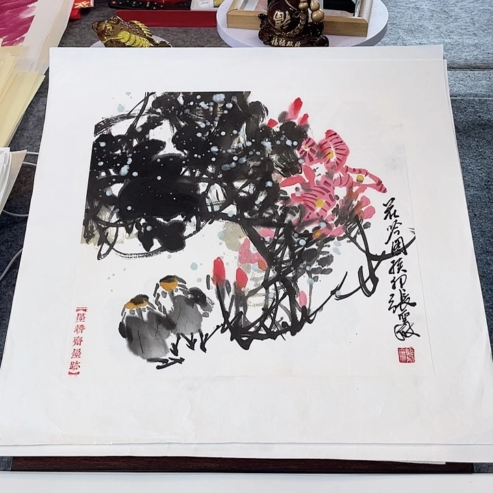 国画张圣敏先生纯手绘作品
