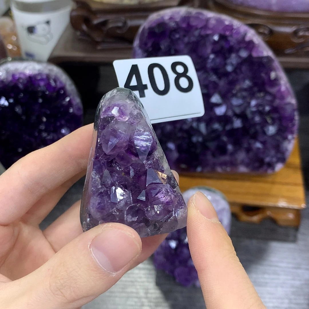 紫晶珠宝半成品未镶嵌向****阳408