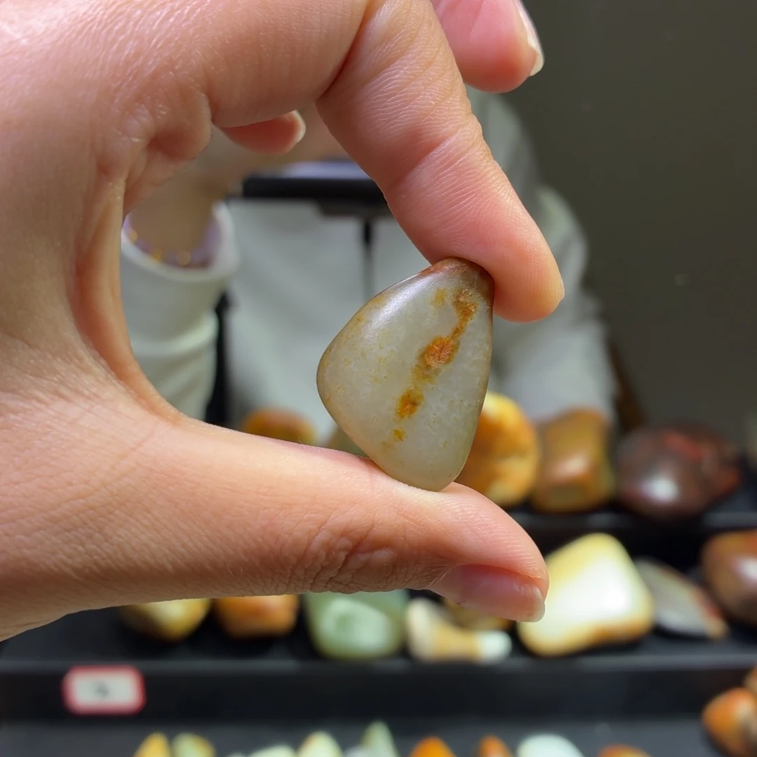 和田玉未镶嵌挂件15.8