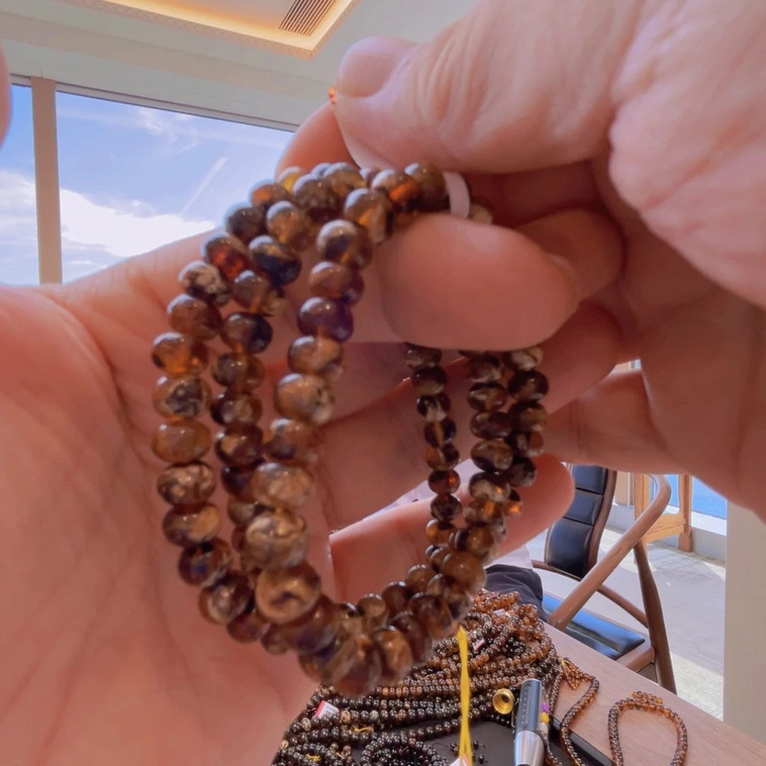 裸石琥珀未镶嵌抚顺9-2