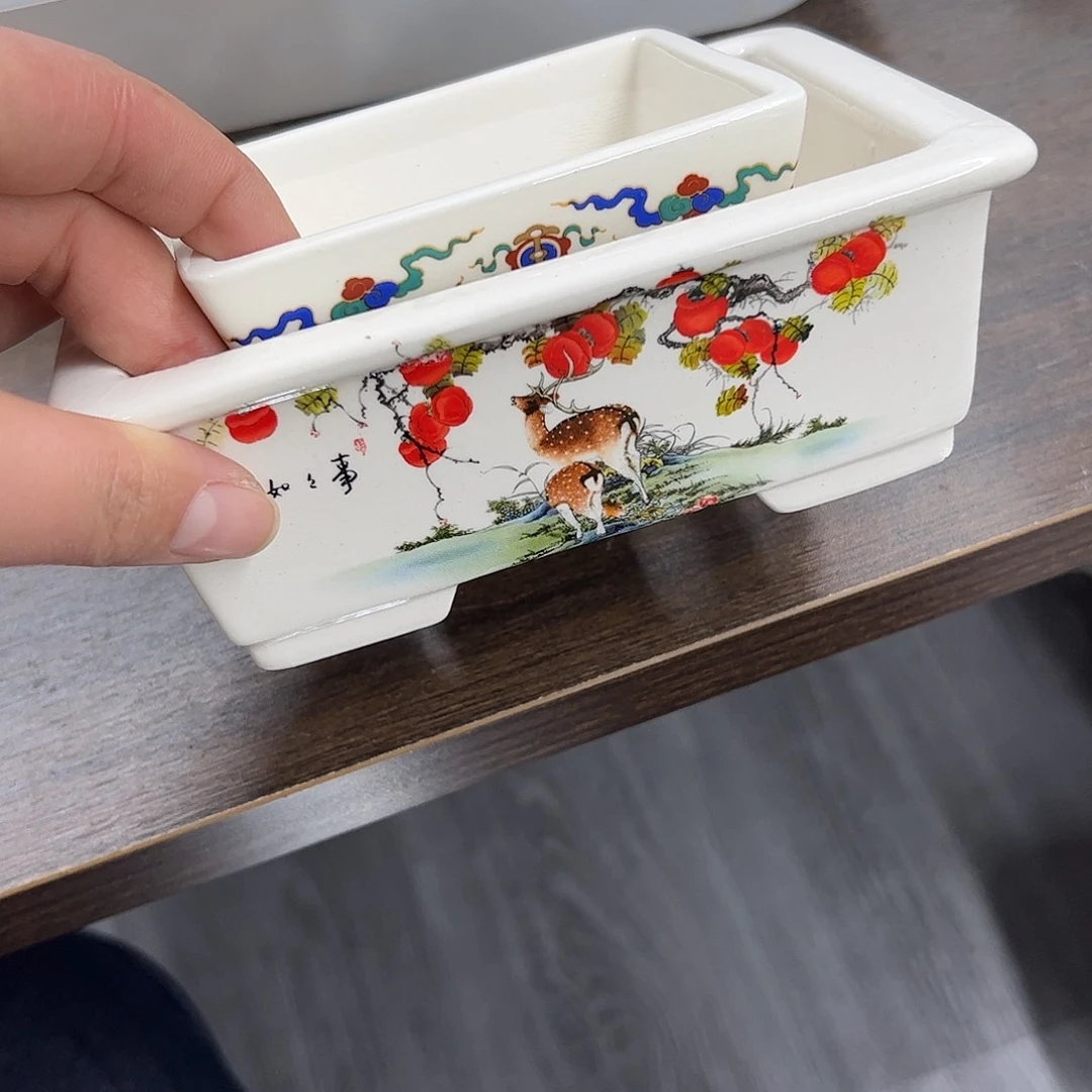 紫砂花盆屁*019号瑕疵2个