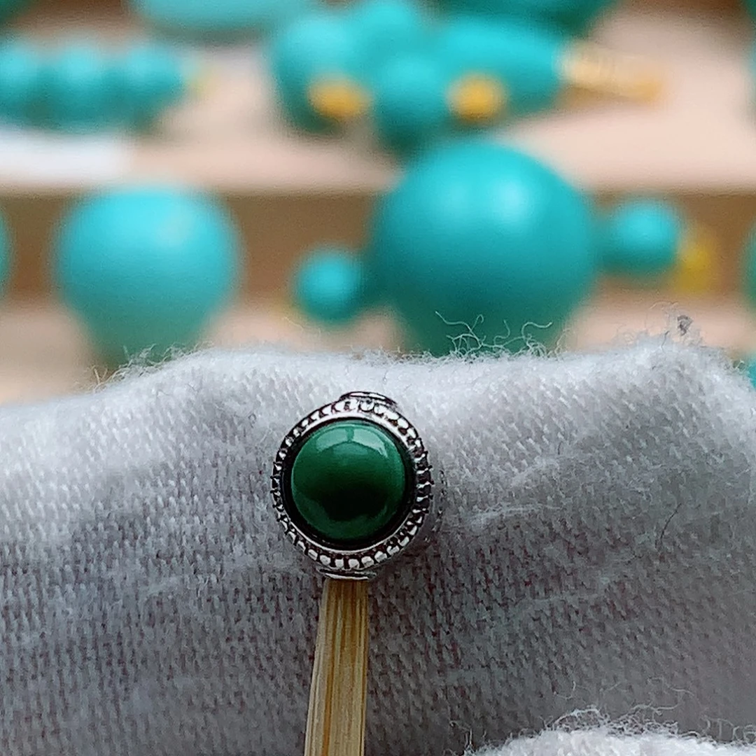 绿松石银S925镶嵌配饰