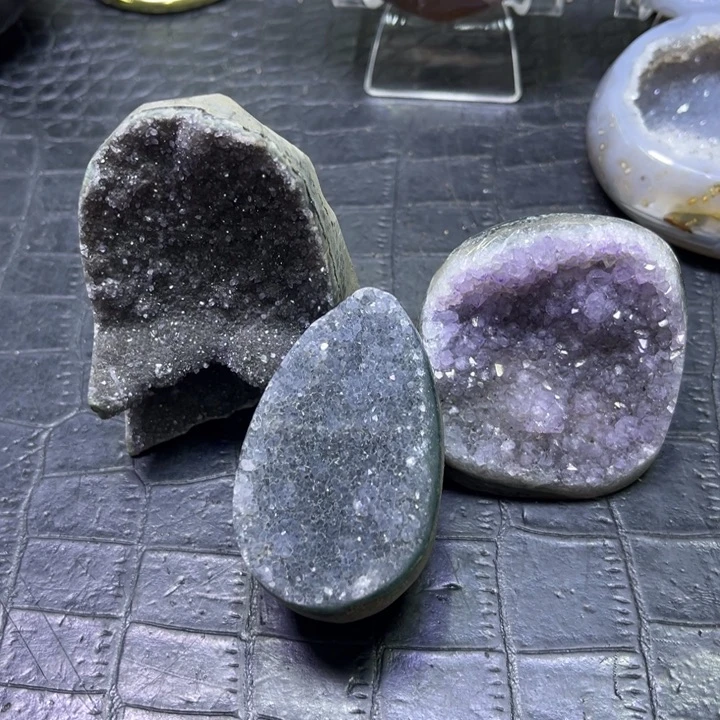 李***妮未镶嵌珠宝半成品水晶小簇