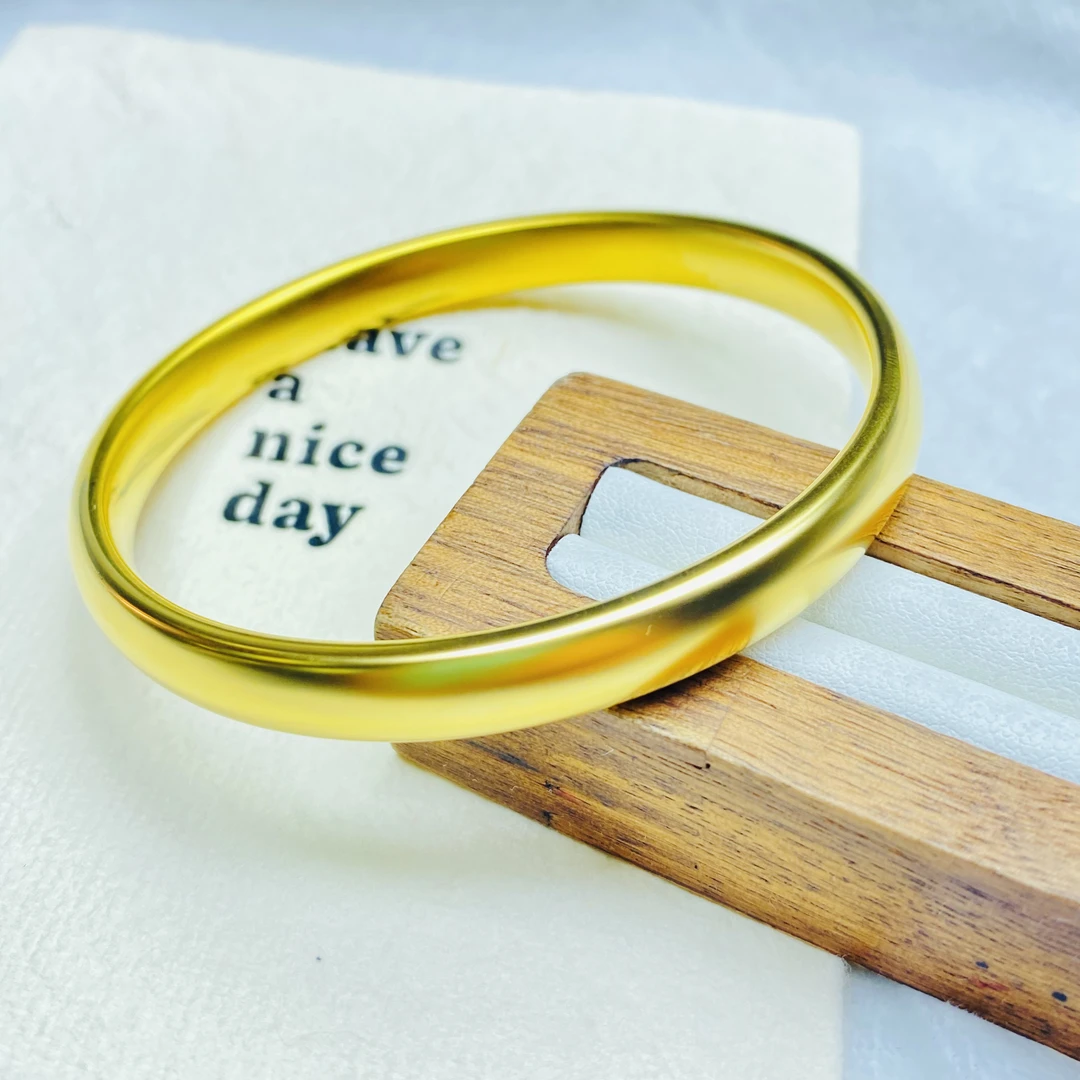 手镯K经典黄色精工小轮胎闭口手镯多样性发货19106