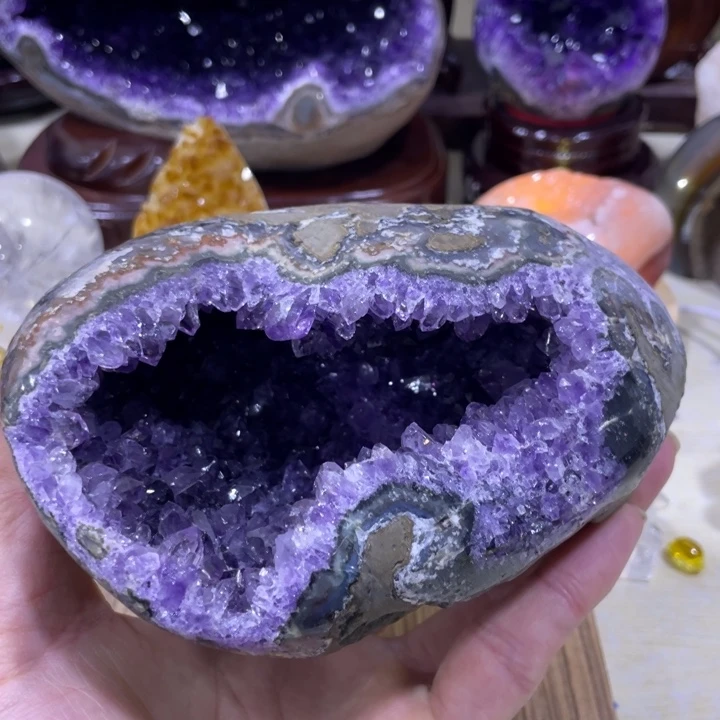 紫晶钱袋子未镶嵌