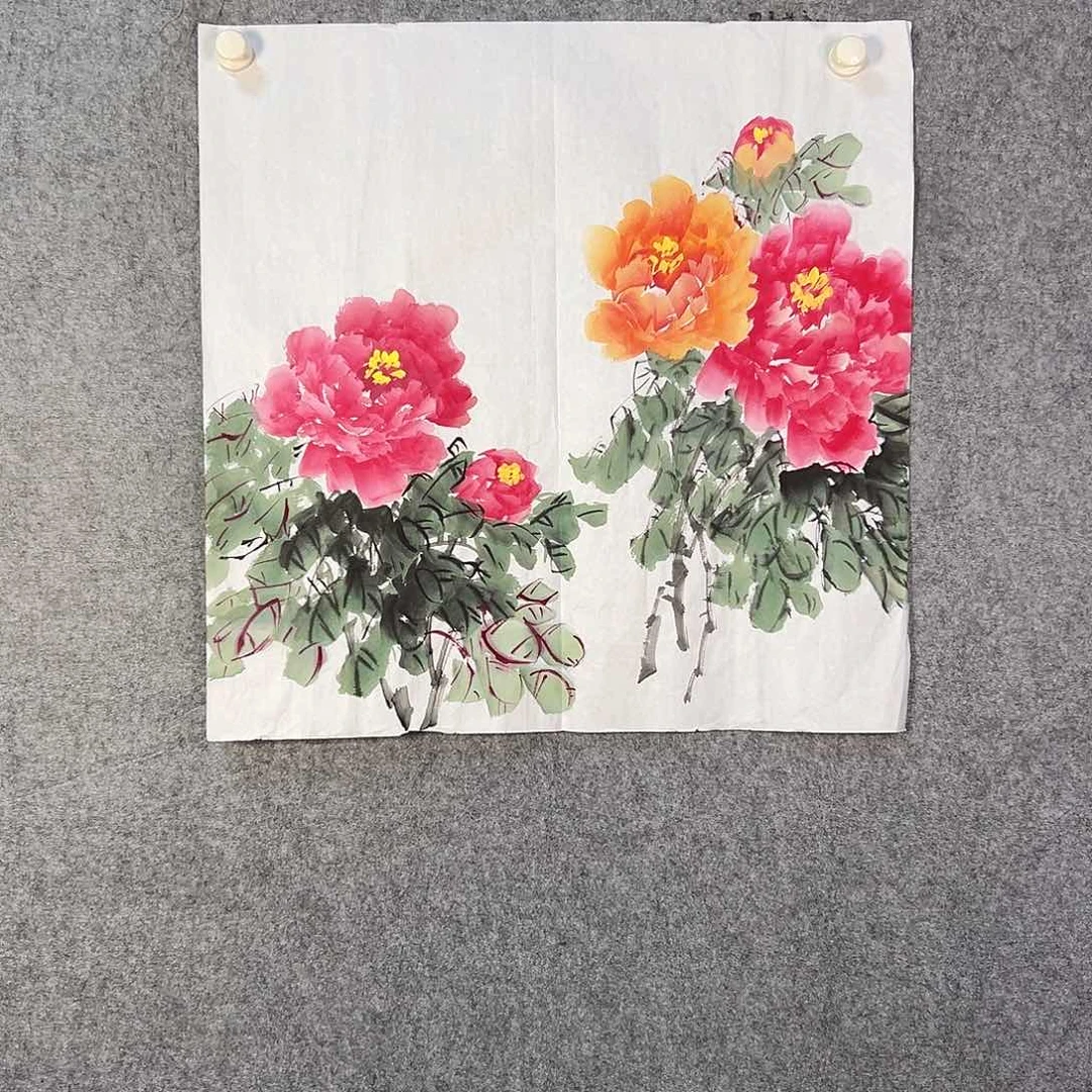 国画125 牡丹花等花开时节也可用