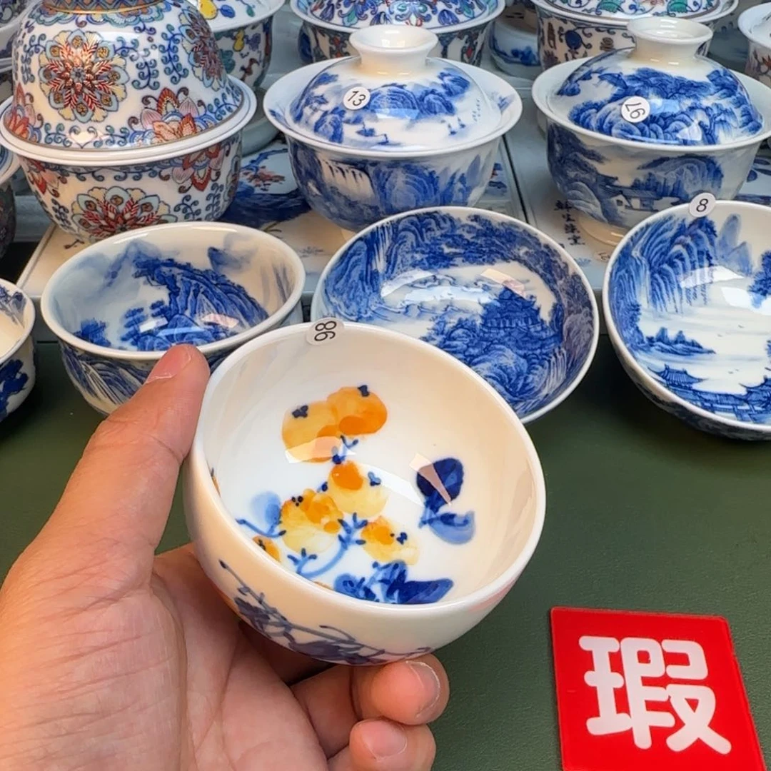 纯手工纯手绘茶具98