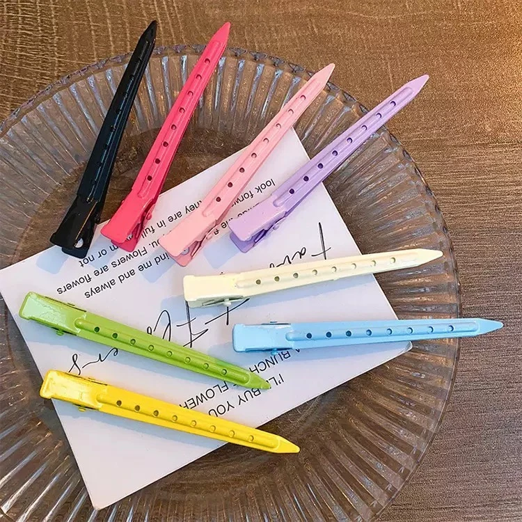 高颅顶神器发根蓬松夹前额侧边刘海夹发卡糖果色鸭嘴夹定型发夹子