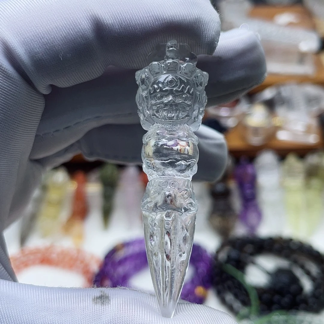 水晶颈饰未镶嵌吊坠