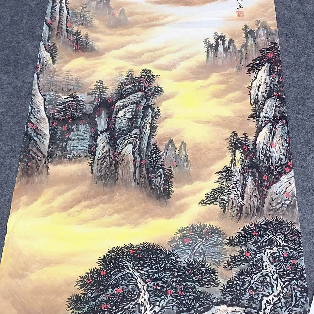 国画国画作品手绘