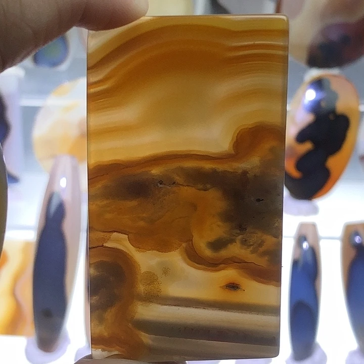 查罗石未镶嵌珠宝半成品110霞