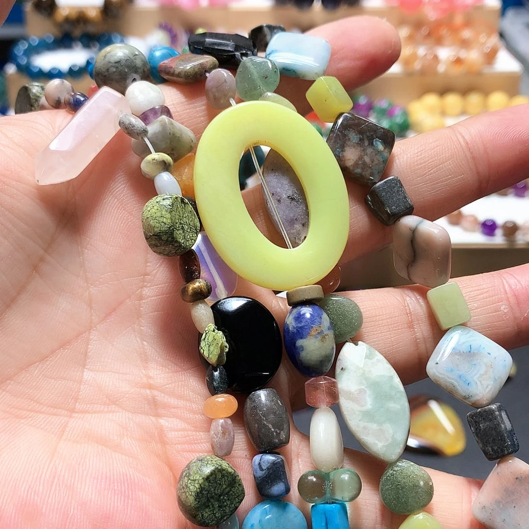 未镶嵌手链玛瑙/玉髓五条w 1