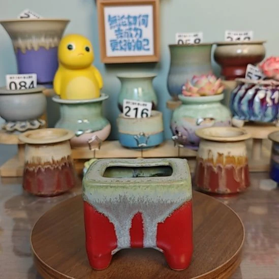 景德镇手工陶瓷盆 口6