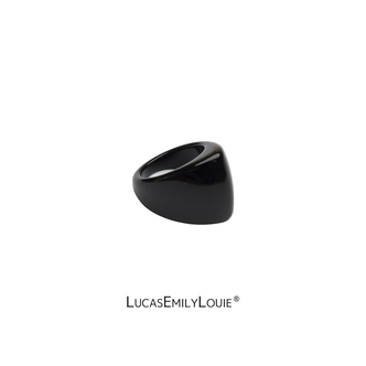 非金属树脂戒指 LucasEmilyLouie极简几何不饱和