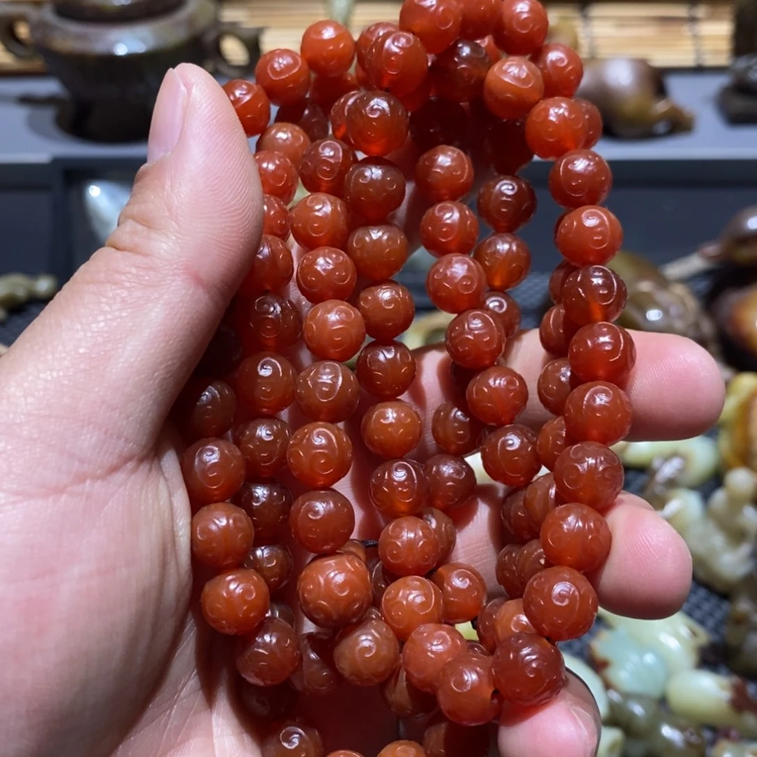 玛瑙/玉髓颈饰合金