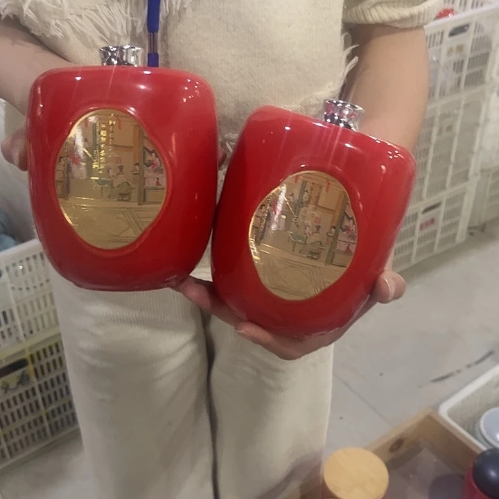 摆件陶瓷茶叶罐密封罐摆件