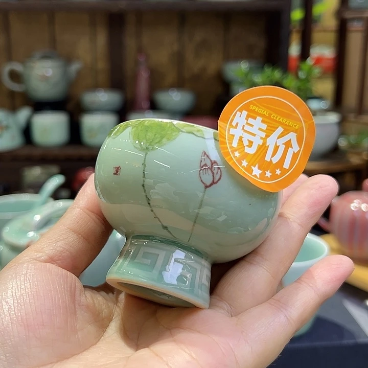 小*六龙泉敬悦青瓷特价壶