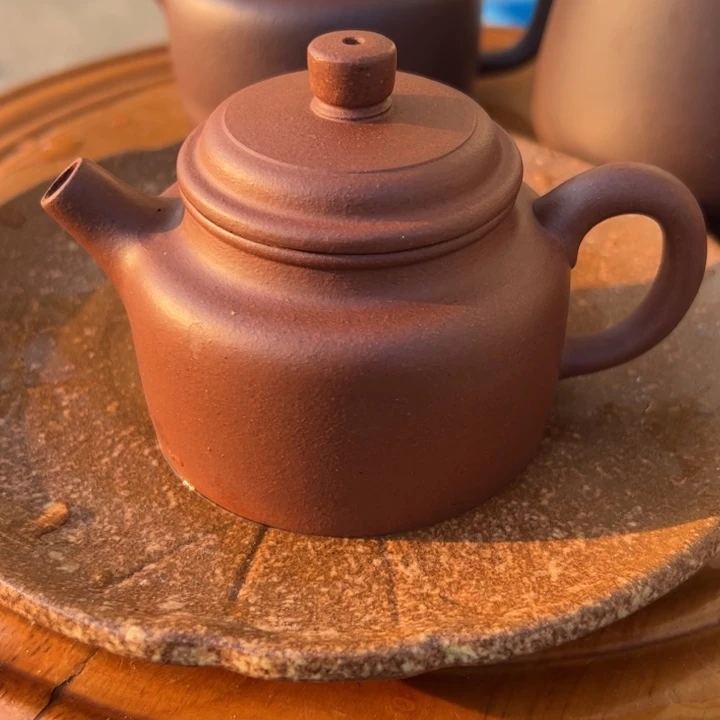 茶壶紫砂底槽青小得中130cc