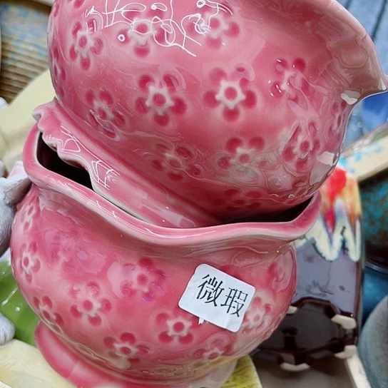 多肉绿植陶瓷花盆9.9包邮