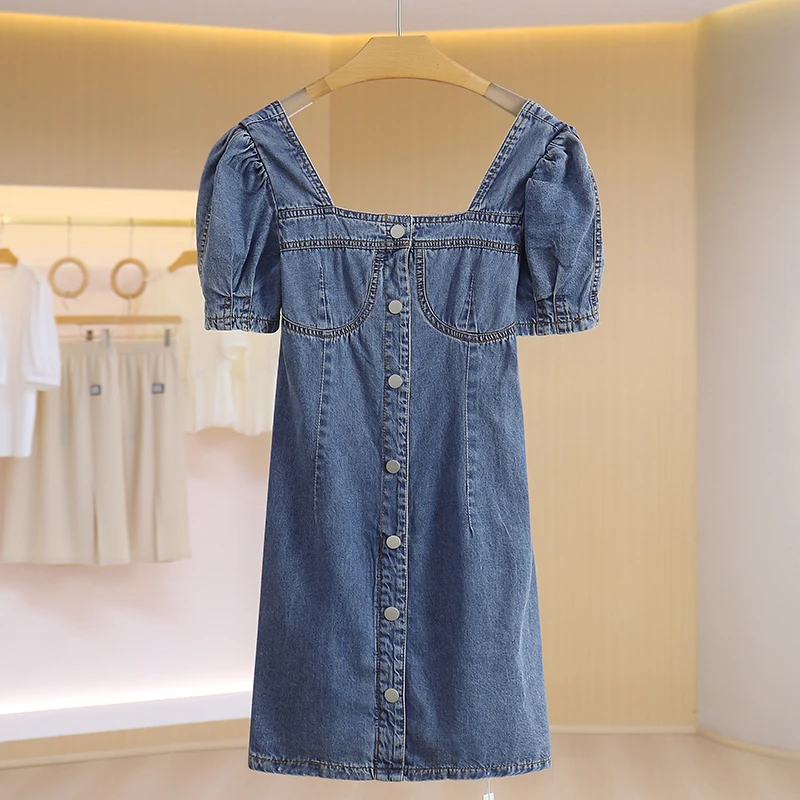 L2662-伍莎服饰云仓百搭时尚新款连衣裙夏季#ZML46L021