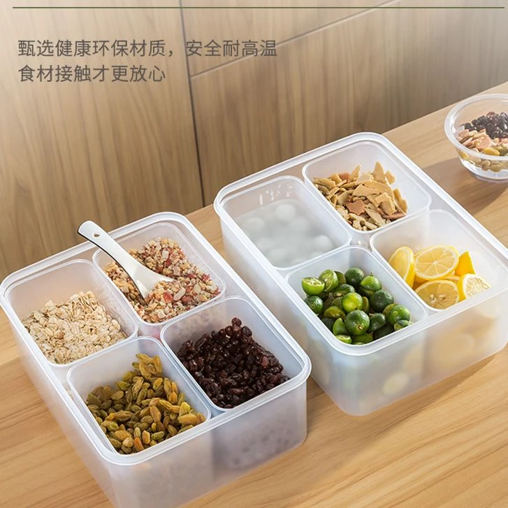 商用工具BL展冰粉冰粉水果捞小料盒配料带盖专用全套凉粉盒子摆摊