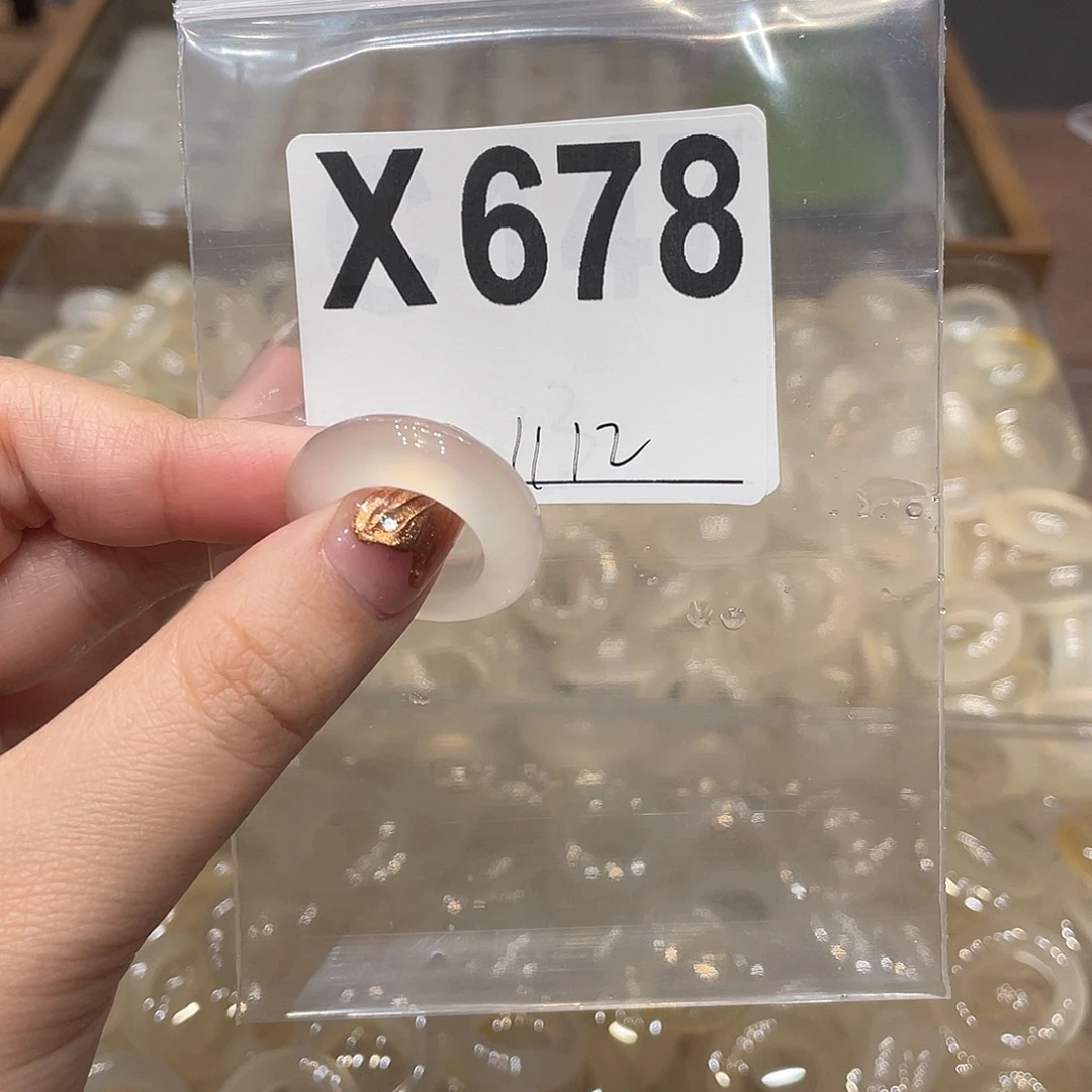 玛瑙/玉髓未镶嵌戒指678