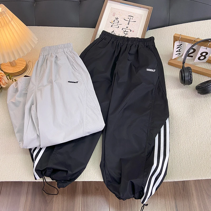 佑妈家童装  儿童夏款长裤 中大童休闲裤 男女童薄款裤子