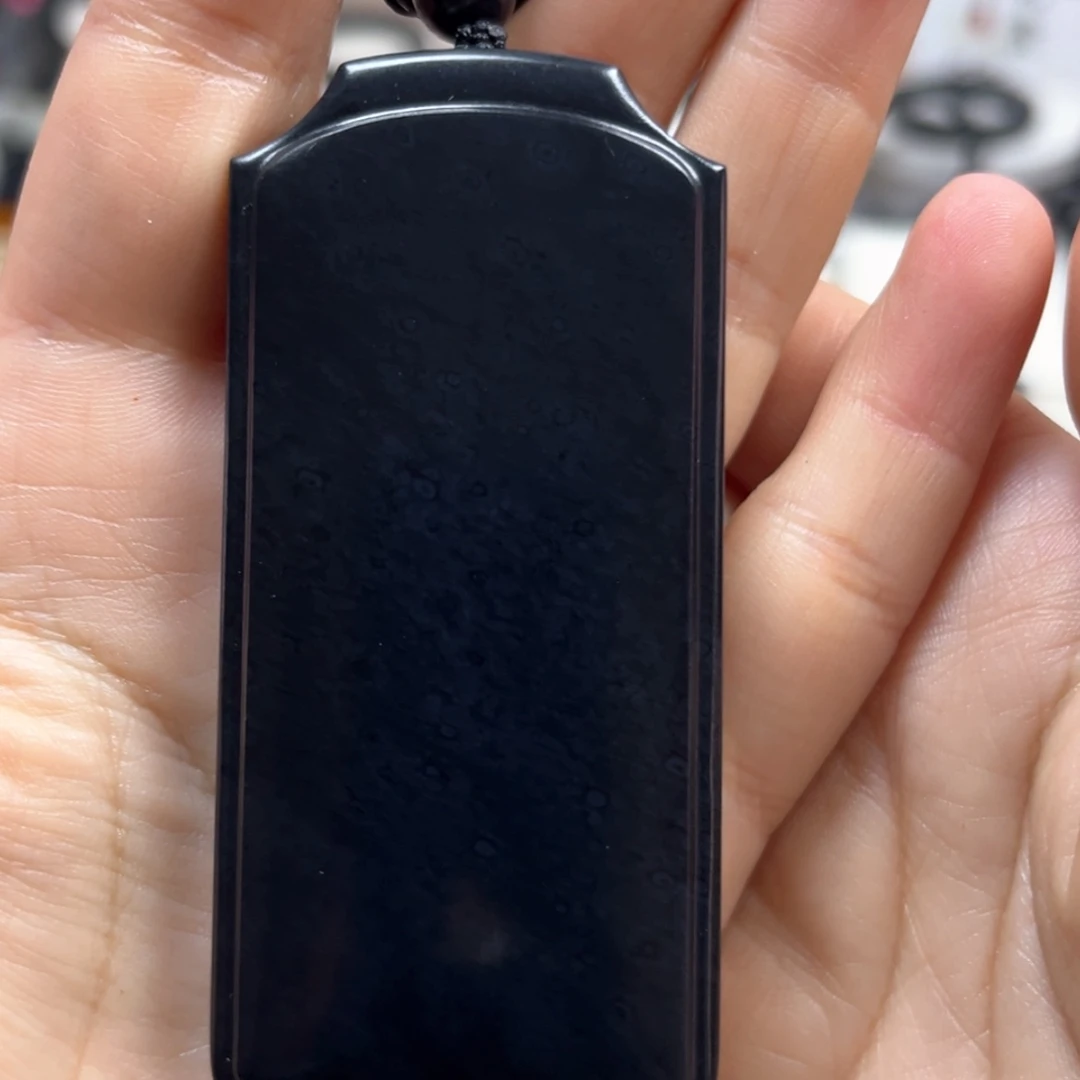【闪购商品】和田玉（墨玉）47面包高羊脂89克左右未镶嵌